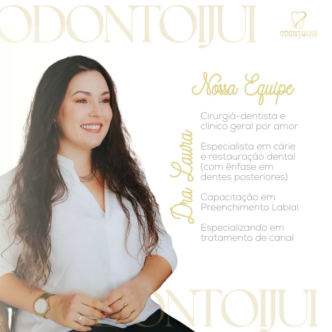 Dra. Laura, profissional da equipe Odonto Ijuí